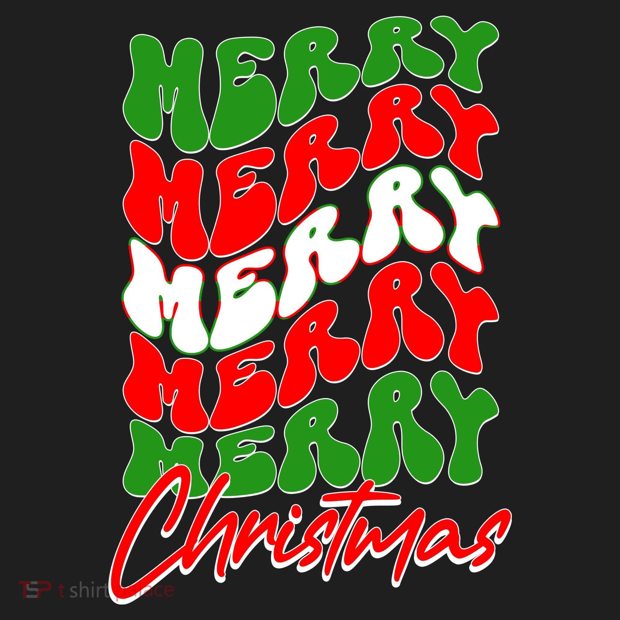 Retro Style Merry Christmas Hat