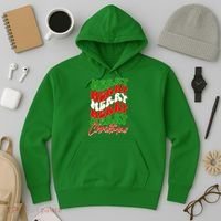 Retro Style Merry Christmas Hoodie thumb 3