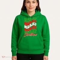 Retro Style Merry Christmas Hoodie thumb 5