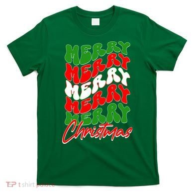 Retro Style Merry Christmas T-Shirt