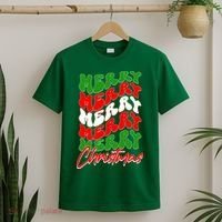 Retro Style Merry Christmas T-Shirt thumb 2