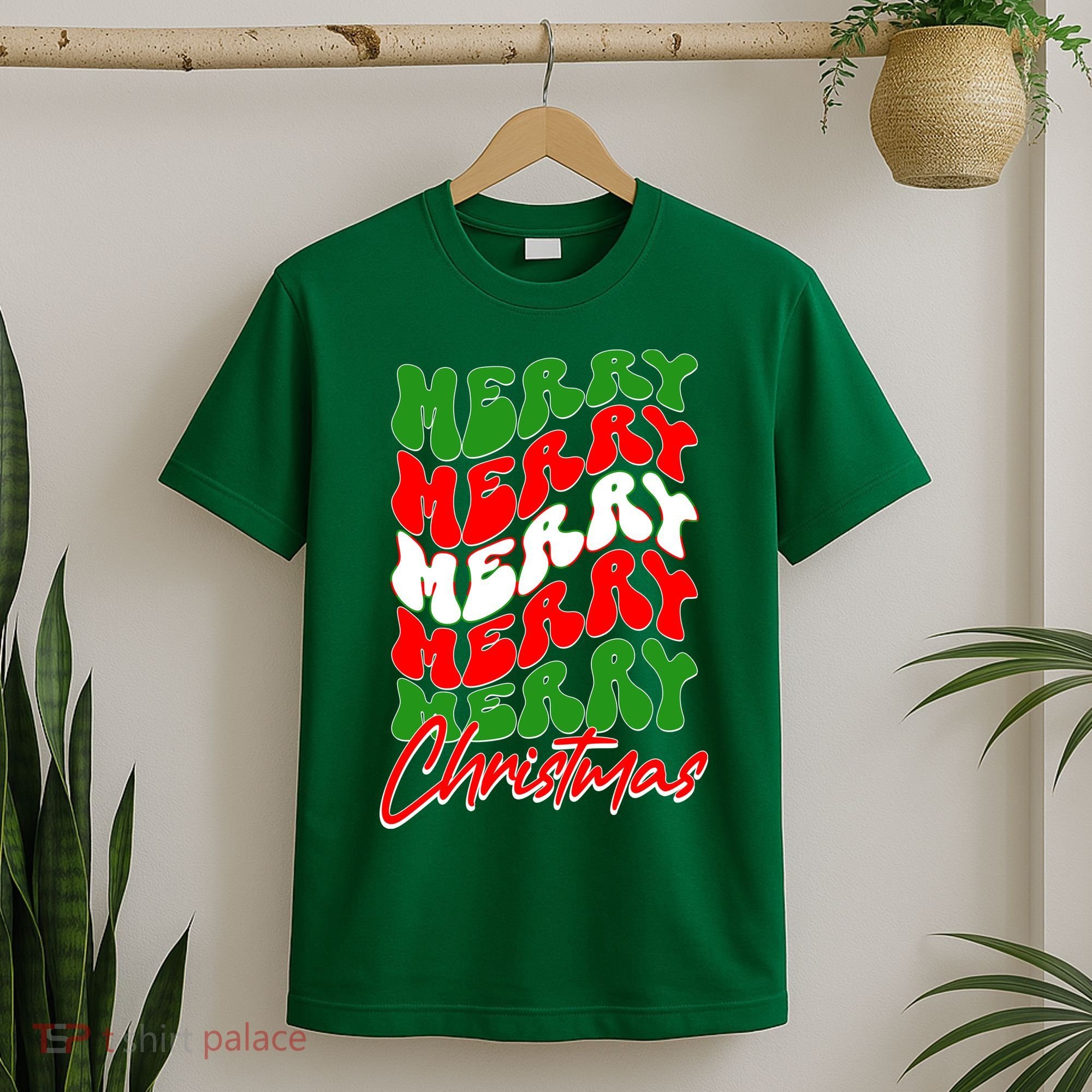 Retro Style Merry Christmas T-Shirt