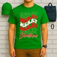 Retro Style Merry Christmas T-Shirt thumb 6