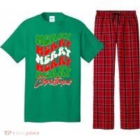 Retro Style Merry Christmas Pajama Set thumb 0