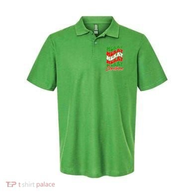 Retro Style Merry Christmas Polo