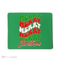 Retro Style Merry Christmas Mousepad thumb 0