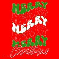 Retro Style Merry Christmas Santa Hat thumb 1