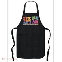 Retro See Me As I Am Autism Awareness Apron thumb 0