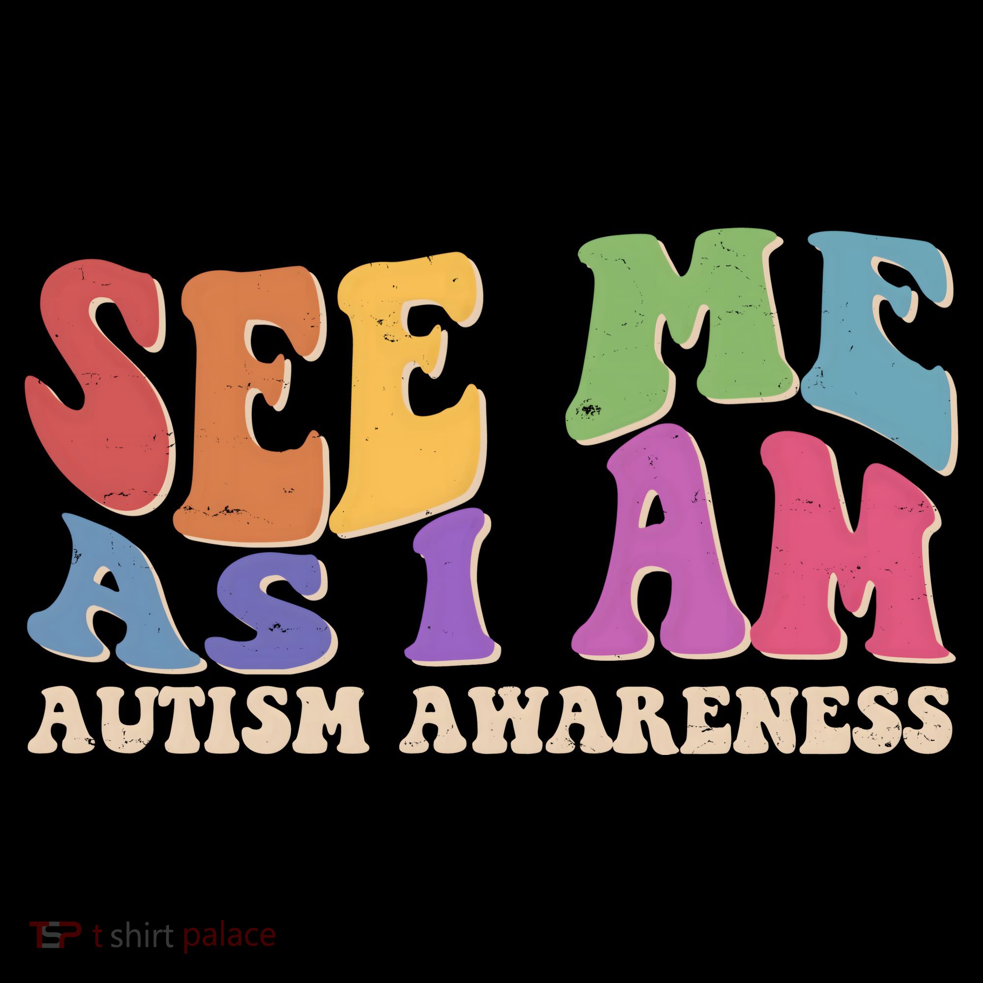 Retro See Me As I Am Autism Awareness Women's Hoodie