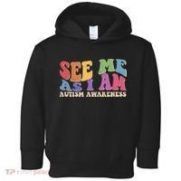 Retro See Me As I Am Autism Awareness Toddler Hoodie thumb 0