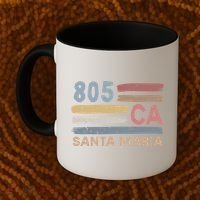 Retro Santa Maria Area Code 805 Residents State California Gift Coffee Mug thumb 2