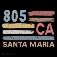 Retro Santa Maria Area Code 805 Residents State California Gift Coffee Mug thumb 5