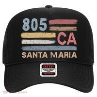 Retro Santa Maria Area Code 805 Residents State California Gift Hat thumb 0
