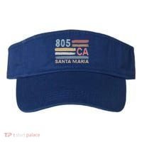 Retro Santa Maria Area Code 805 Residents State California Gift Visor thumb 0