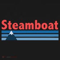 Retro Style Mountain Steamboat Springs Colorado T-Shirt thumb 7