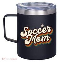 Retro Soccer Mom Graphic Soccer Mom 12oz Stainless Steel Coffee Mug thumb 2