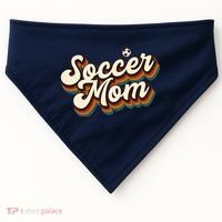 Retro Soccer Mom Graphic Soccer Mom USA-Made Doggie Bandana thumb 0