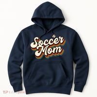 Retro Soccer Mom Graphic Soccer Mom Hoodie thumb 0