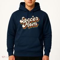 Retro Soccer Mom Graphic Soccer Mom Hoodie thumb 2