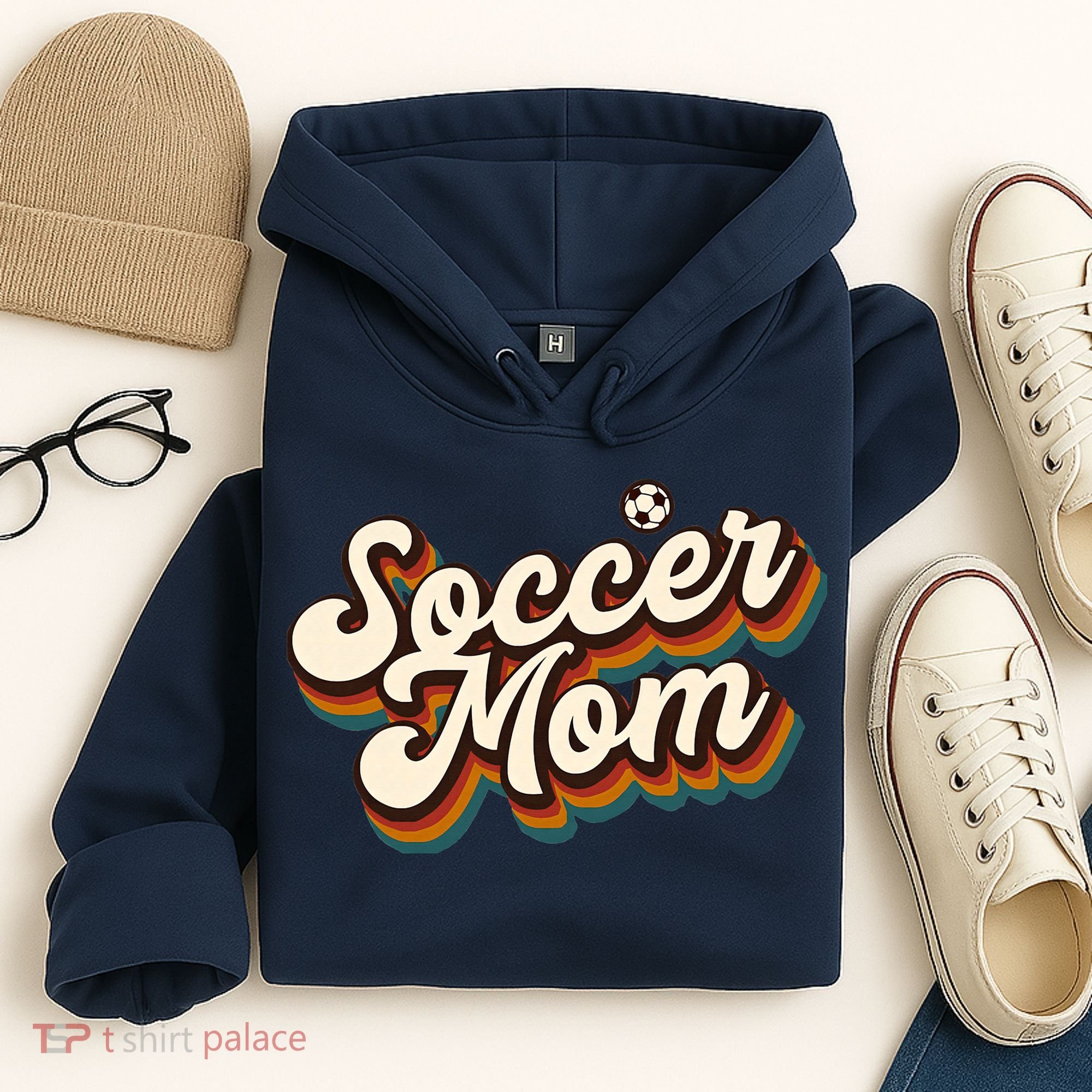 Retro Soccer Mom Graphic Soccer Mom Hoodie