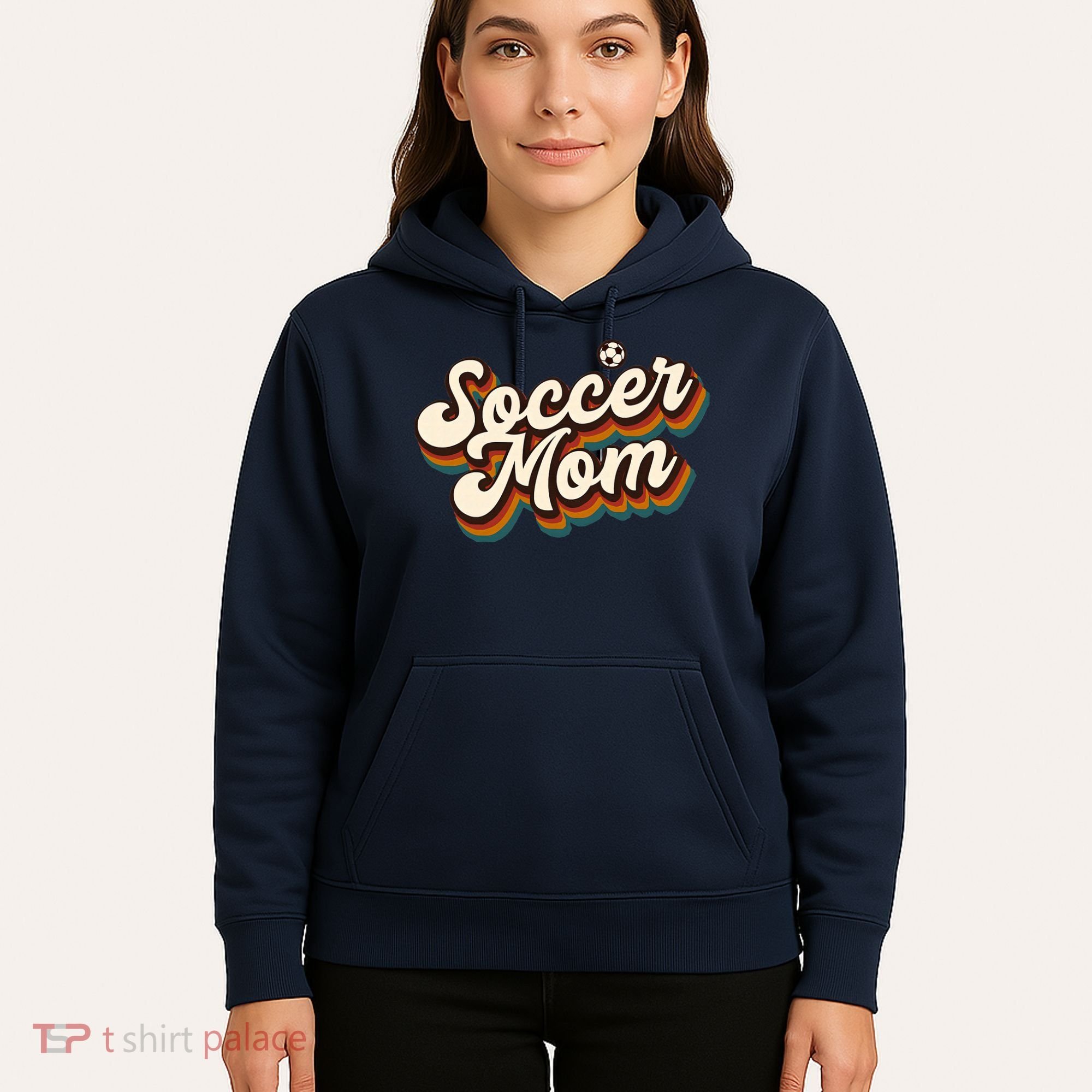 Retro Soccer Mom Graphic Soccer Mom Hoodie