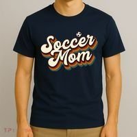 Retro Soccer Mom Graphic Soccer Mom T-Shirt thumb 3