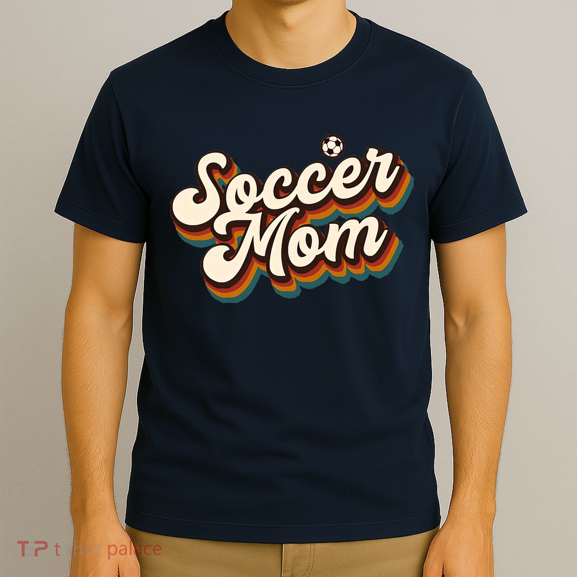 Retro Soccer Mom Graphic Soccer Mom T-Shirt