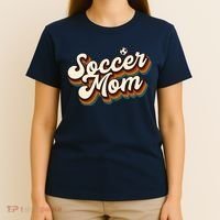 Retro Soccer Mom Graphic Soccer Mom T-Shirt thumb 4