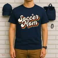 Retro Soccer Mom Graphic Soccer Mom T-Shirt thumb 6