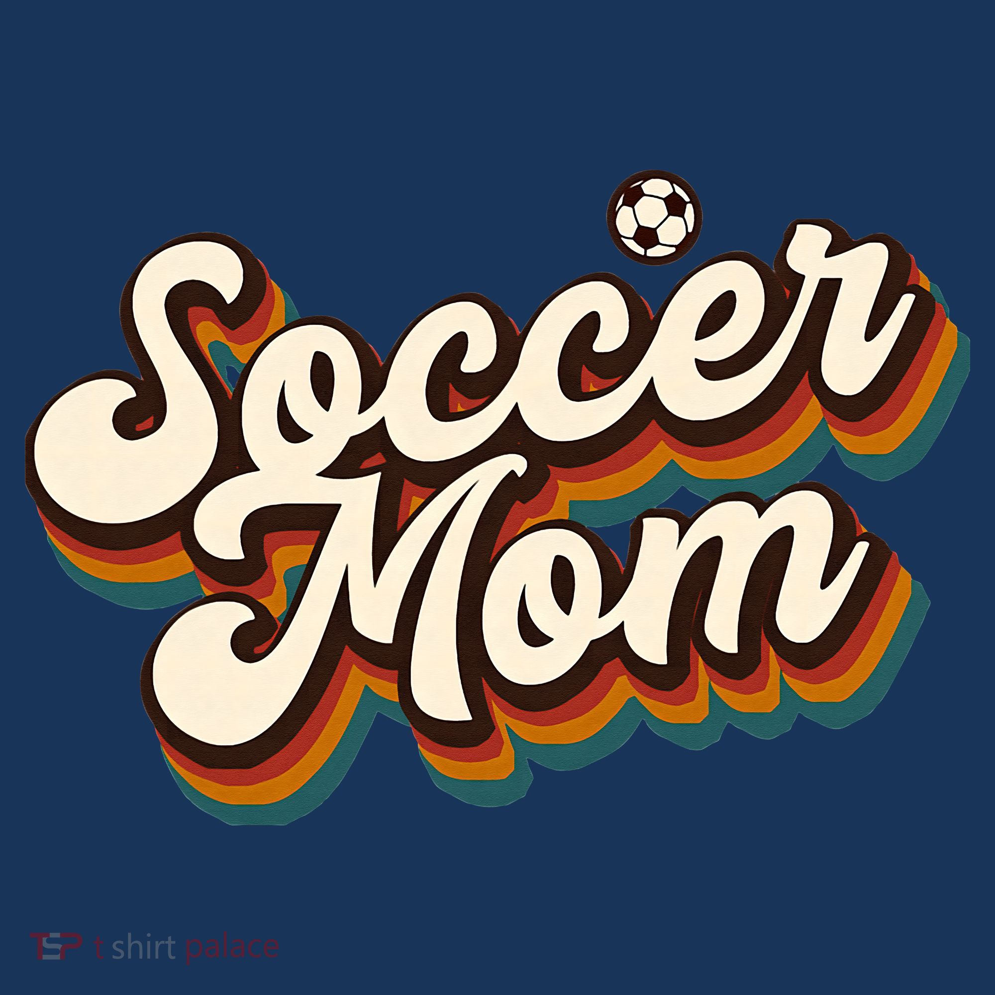 Retro Soccer Mom Graphic Soccer Mom T-Shirt