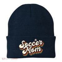 Retro Soccer Mom Graphic Soccer Mom Beanie thumb 0