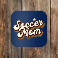 Retro Soccer Mom Graphic Soccer Mom Coaster thumb 0