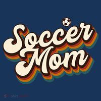Retro Soccer Mom Graphic Soccer Mom Women's Hoodie thumb 2