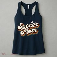 Retro Soccer Mom Graphic Soccer Mom Women's Tank Top thumb 3