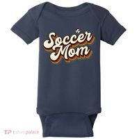 Retro Soccer Mom Graphic Soccer Mom Baby Bodysuit thumb 0