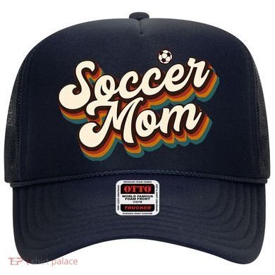 Retro Soccer Mom Graphic Soccer Mom Hat