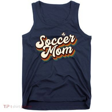 Retro Soccer Mom Graphic Soccer Mom Tank Top
