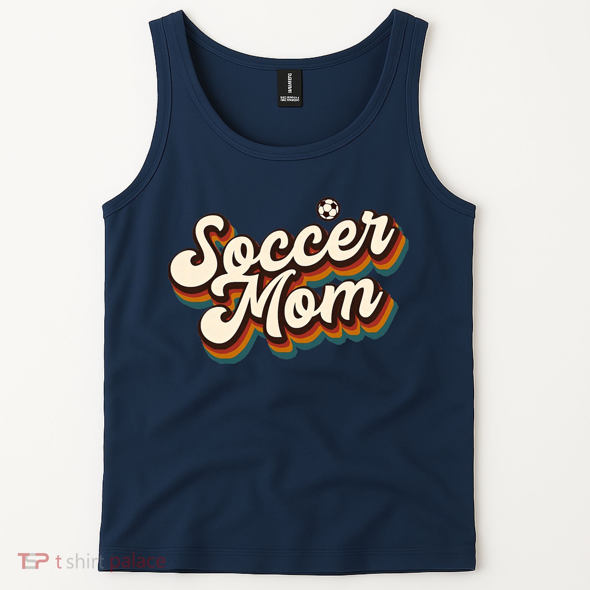 Retro Soccer Mom Graphic Soccer Mom Tank Top