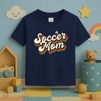 Retro Soccer Mom Graphic Soccer Mom Toddler T-Shirt thumb 3