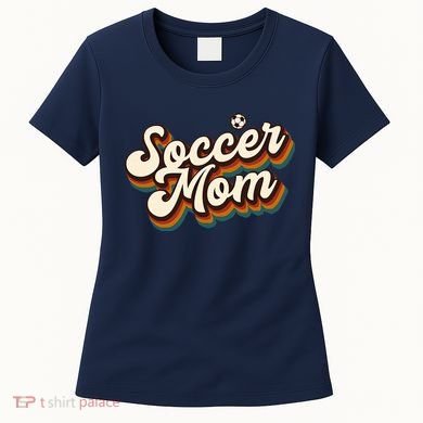 Retro Soccer Mom Graphic Soccer Mom Women's T-Shirt