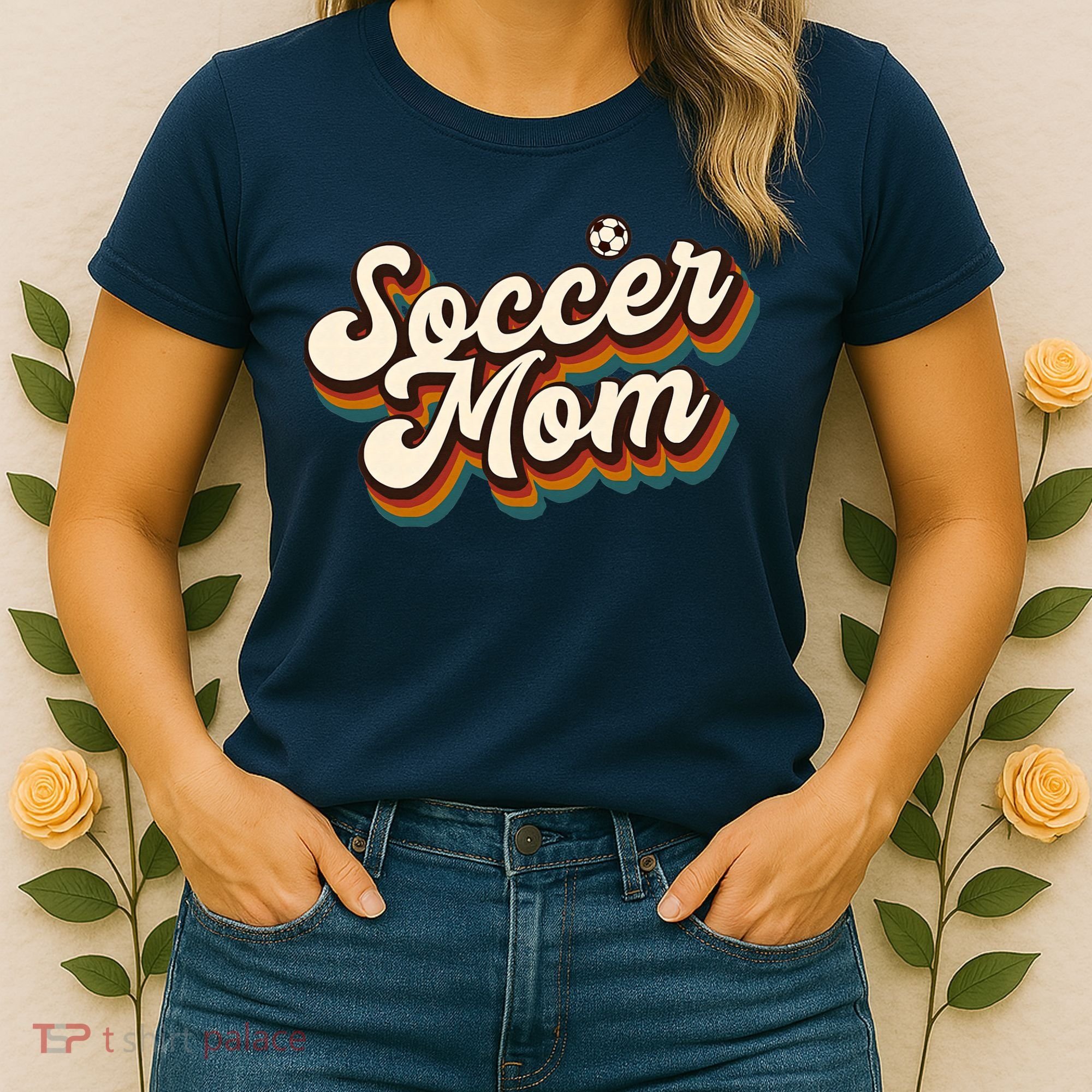 Retro Soccer Mom Graphic Soccer Mom Women's T-Shirt