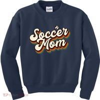 Retro Soccer Mom Graphic Soccer Mom Kids Sweatshirt thumb 0