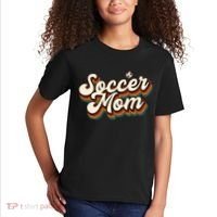 Retro Soccer Mom Graphic Soccer Mom Kids T-Shirt thumb 2