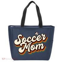 Retro Soccer Mom Graphic Soccer Mom Tote Bag thumb 0