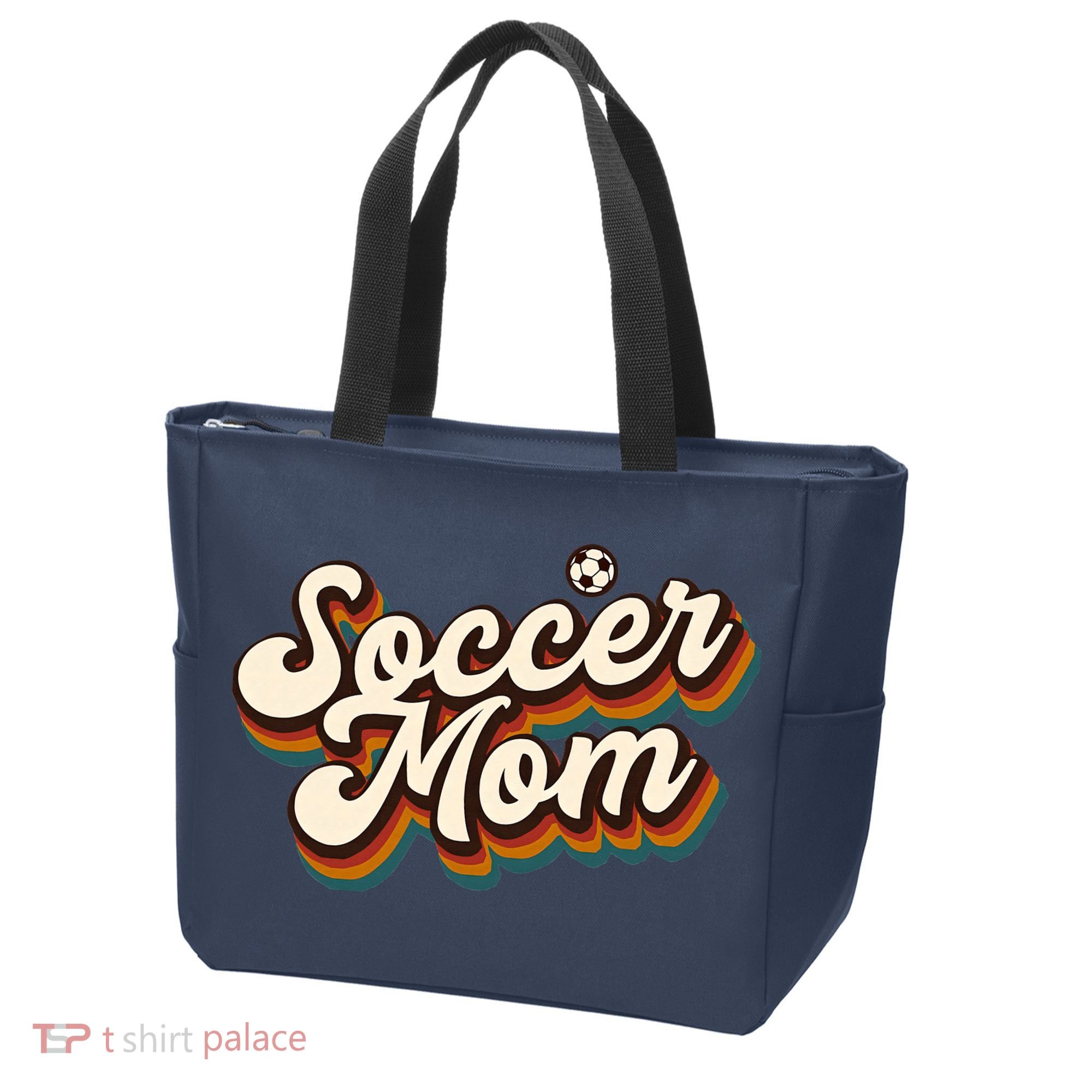 Retro Soccer Mom Graphic Soccer Mom Tote Bag