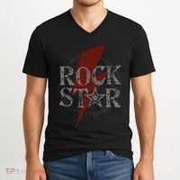 Rock Star Music Fan Gift Rock N Roll Star V-Neck T-Shirt thumb 2
