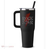 Rock Star Music Fan Gift Rock N Roll Star 40oz Vacuum Insulated Stainless Steel Travel Tumbler thumb 2