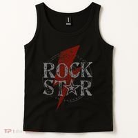 Rock Star Music Fan Gift Rock N Roll Star Tank Top thumb 2