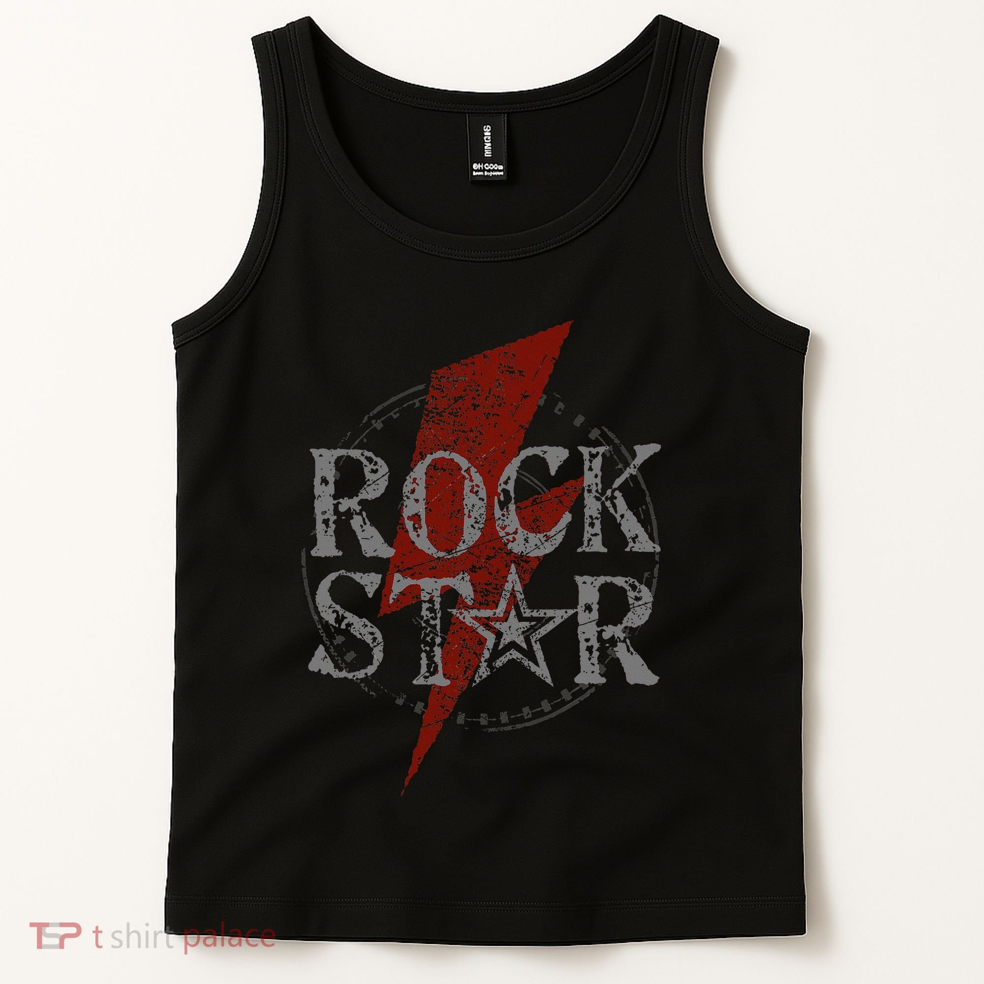 Rock Star Music Fan Gift Rock N Roll Star Tank Top