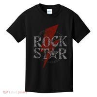 Rock Star Music Fan Gift Rock N Roll Star Kids T-Shirt thumb 0